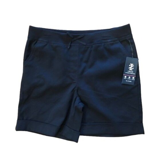 Juniors Shorts 12.5 PLUS Navy Pull-on Izod Approved Schoolwear NWT - Picture 1 of 5